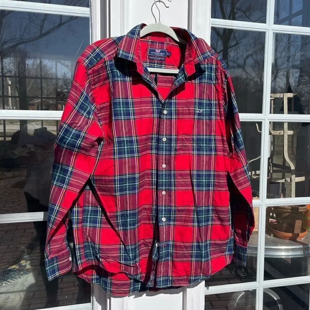 Vineyard Vines Plaid Classic Fit Tucker Button Down Shirt